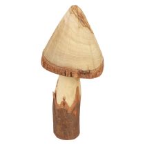 Funghi in legno decorazione funghi decorazione in legno decorazione da tavola naturale autunno Ø14cm H36cm