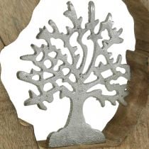 Prodotto Scultura decorativa albero in una decorazione da tavola ad anello in legno da posizionare 22×21×4 cm