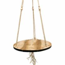 Prodotto Altalena per piante, fioriera su corda, cesto sospeso con macramè Ø34cm L84cm