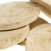 Dischi di legno naturali Ø11cm - 13cm 5pcs