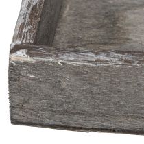 Prodotto Vassoio decorativo rustico per una decorazione elegante della tavola, 15 cm, 4 pezzi