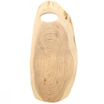 Prodotto Vassoio in legno di acacia con bordo d'albero L36–45 cm L15–21 cm