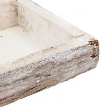 Prodotto Vassoio in legno con corteccia naturale sbiancata 59×20 cm 2pz