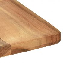 Prodotto Vassoio in legno vassoio da portata in legno di mango naturale 24,5 cm