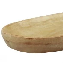 Prodotto Vassoio in legno vassoio ovale in legno di mango naturale 28×12×2,5 cm