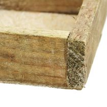 Prodotto Vassoio in legno 14 cm x 14 cm x 3 cm lavato