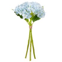 Prodotto Fiori di ortensia artificiali, design realistico, per la decorazione del soggiorno, 34 cm, 3 pezzi
