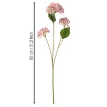 Prodotto Elegante fiore di ortensia artificiale come attrazione duratura, 80 cm, 2 pezzi