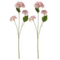 Prodotto Elegante fiore di ortensia artificiale come attrazione duratura, 80 cm, 2 pezzi