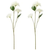 Prodotto Fiore di ortensia artificiale per un design d'interni elegante e moderno, 80 cm, 2 pezzi