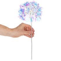 Prodotto Ramo di ortensia artificiale fiorita in colori iridescenti, 36 cm, 2 pezzi