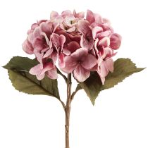 Prodotto Ortensia artificiale fiori di seta realistici rosa 52 cm