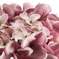 Prodotto Ortensia artificiale fiori di seta realistici rosa 52 cm