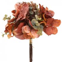 Bouquet di ortensie fiori artificiali decorazione da tavola 23cm