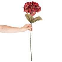 Prodotto Ramo fiorito di ortensia artificiale, fiore grande, 74 cm