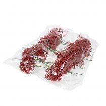 Prodotto Raccogli boccioli di ortensia 22 cm rosso 12 pezzi