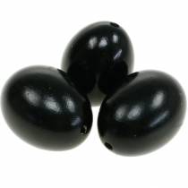 Prodotto Uova Di Gallina Decorazione Pasquale Nera Uova Soffiate 10 pz
