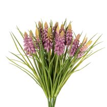 Prodotto Fiore artificiale di giacinto d'uva come decorazione primaverile per la zona giorno, 30 cm, 15 pezzi