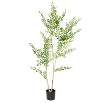 Prodotto Pianta artificiale in vaso, alta 130 cm, verde, decorativa