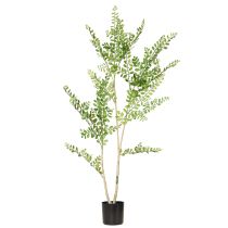 Prodotto Pianta artificiale in vaso, alta 130 cm, verde, decorativa