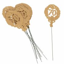 Prodotto Settantesimo anniversario, 12 cm, 10 pezzi