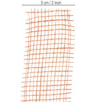 Prodotto Nastro di iuta, nastro di rete, iuta, ecologico, rosso terracotta, largo 5 cm, lungo 40 m