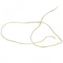 Corda di iuta bianca, fai da te, filato decorativo naturale, corda decorativa Ø2mm L200m
