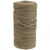 Corda di juta naturale, fibra naturale, cordone decorativo Ø4mm 100m