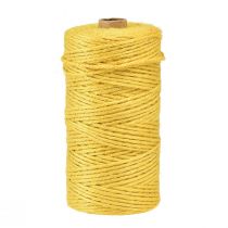 Prodotto Nastro di iuta cordoncino decorativo nastro di iuta giallo Ø3mm 200m