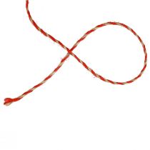 Prodotto Nastro di iuta cordone di iuta cordone di iuta rosso colore naturale Ø2,5mm 200m