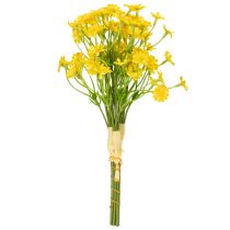 Prodotto Camomilla artificiale come bouquet di fiori per una decorazione fresca e di facile manutenzione, 28 cm, 3 pezzi