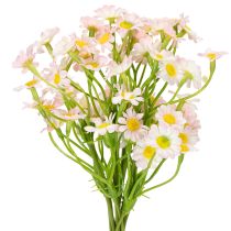 Prodotto Bouquet di camomilla artificiale per una decorazione domestica luminosa e di facile manutenzione, 28 cm, 3 pezzi