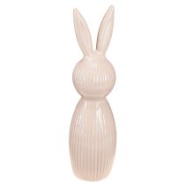 Prodotto Statuina decorativa in ceramica a forma di coniglio per un design d'interni moderno, 22 cm