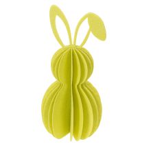 Prodotto Figura decorativa di coniglio in feltro per decorazioni primaverili, 20 cm, 4 pezzi