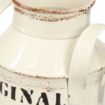 Prodotto Decorazione in metallo per brocca &quot;Originale 1982&quot; Crema Ruggine H13cm 2pz