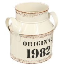 Prodotto Decorazione in metallo per brocca &quot;Originale 1982&quot; Crema Ruggine H16cm 2pz