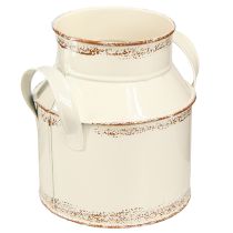 Prodotto Brocca decorativa in metallo “Originale 1982” color crema ruggine, altezza 16 cm, 2 pezzi
