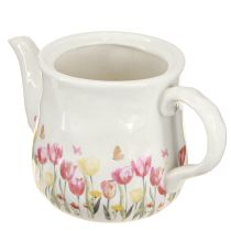Prodotto Brocca in ceramica con motivo floreale per accenti primaverili nella zona giorno 20 cm