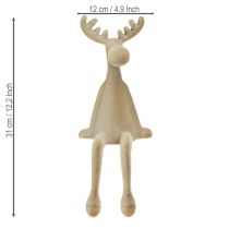 Prodotto Elk floccato bordo sitter marrone 31cm 3 pezzi