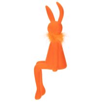 Prodotto Coniglietto pasquale seduto, statuina di coniglietto pasquale seduto per Pasqua e primavera, 27 cm, 2 pezzi