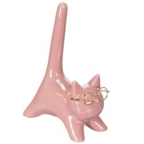 Prodotto Statuetta decorativa a forma di gatto, ideale per camera da letto e bagno, 14 cm, 2 pezzi