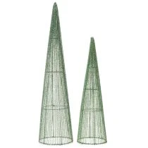 Prodotto Coni metallici per fiori, verdi, per composizioni floreali, 62 cm, 2 pezzi