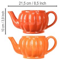 Prodotto Teiera in ceramica arancione assortita 21,5×13×10cm 2 pezzi