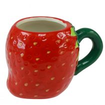 Prodotto Fragola in ceramica per piantare 10 cm Ø6,5 cm