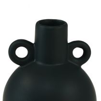 Prodotto Vaso in ceramica mini vaso manico nero in ceramica Ø8,5 cm H12 cm