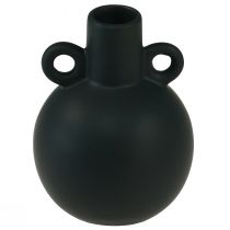 Prodotto Vaso in ceramica mini vaso manico nero in ceramica Ø8,5 cm H12 cm