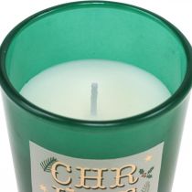Candele profumate in un set regalo di vetro Candele natalizie 7 cm 3 pezzi