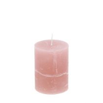 Candela rosa antico 60mm x 80mm tinta 8 pezzi