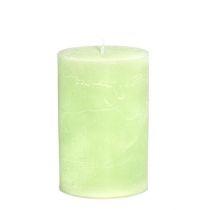 Prodotto Candela candele a colonna tinta unita verde lime 85×120mm 2 pz