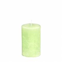 Prodotto Candela verde lime​​​​​​​ tinta unita 60mm x 80mm 4 pz